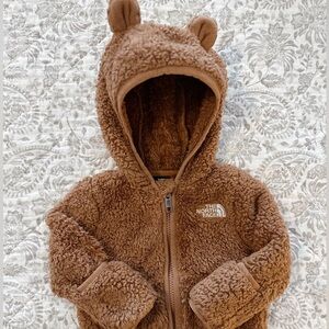 North Face Baby Bear Full-Zip Hoodie | Warm Brown | 3-6 Months